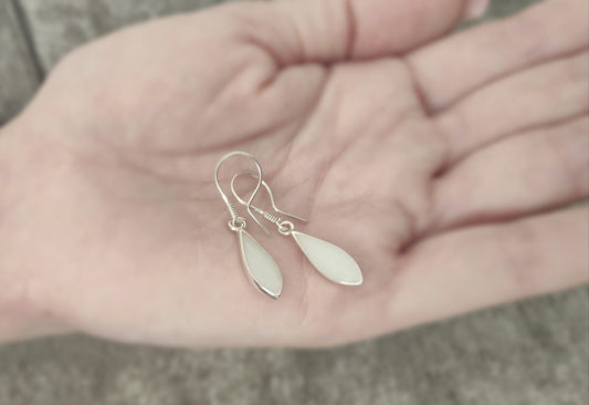 Breastmilk Jewellery UK – Sterling Silver Breastmilk Drop Earrings