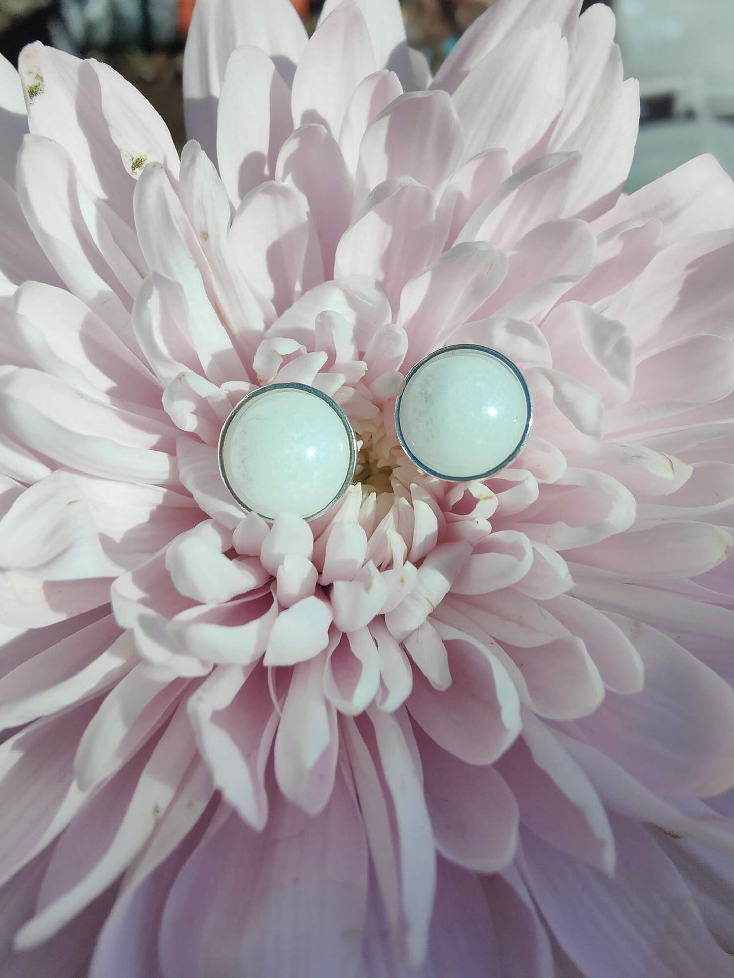 Breastmilk Jewellery UK – Circle of Life Sterling Silver Earrings