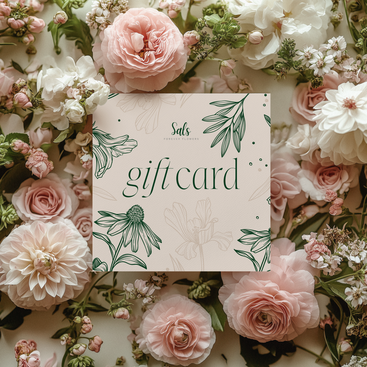 Flower & Breastmilk Preservation Gift Card | Sal’s Forever Flowers