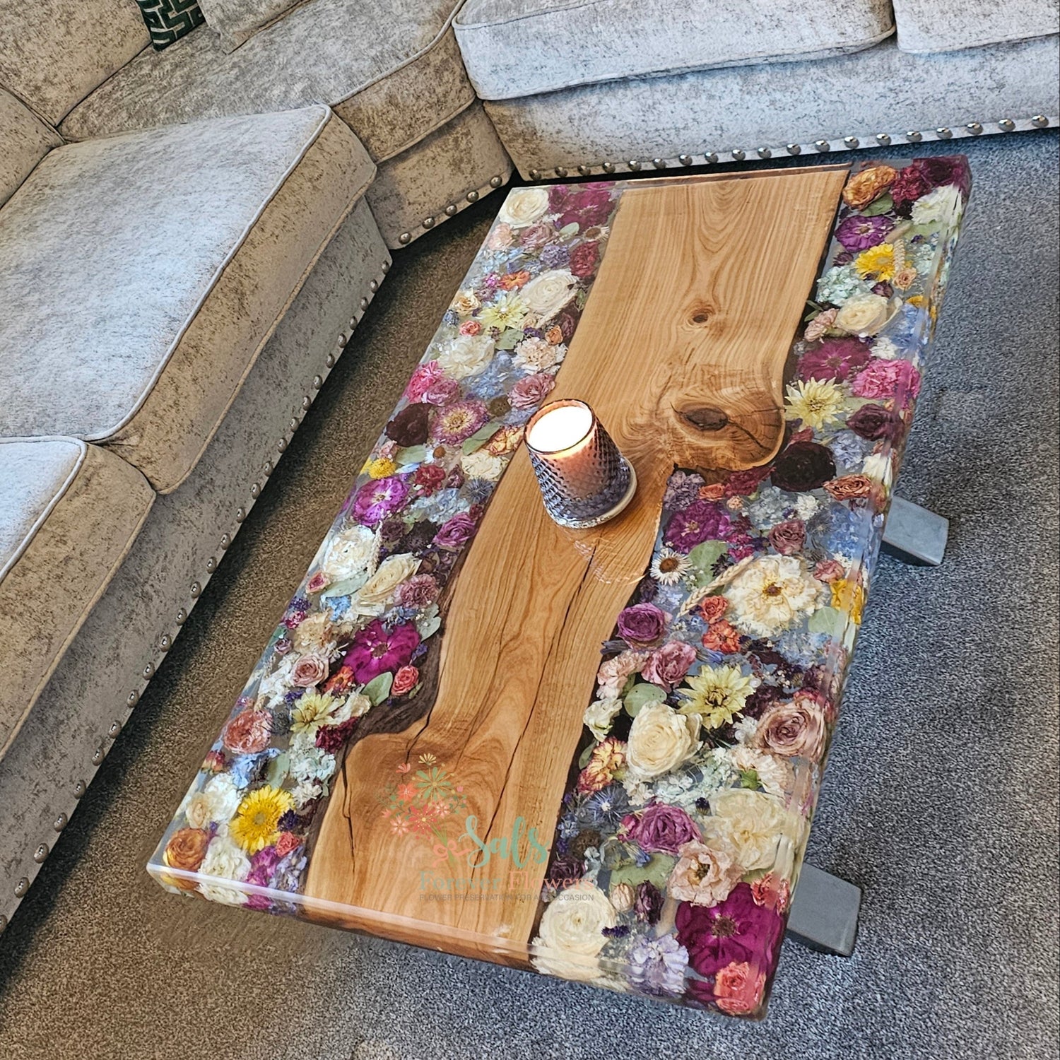 Wedding & Memorial Flower Preservation Furniture by Sals Forever Flowers