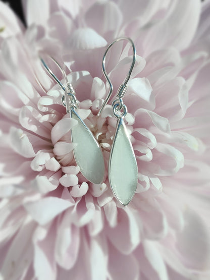 Breastmilk Jewellery UK – Sterling Silver Breastmilk Drop Earrings