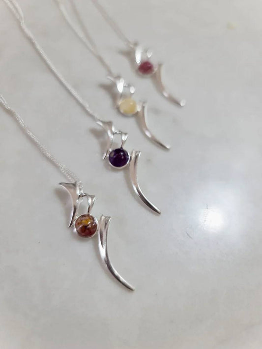 Sterling Silver Bolt Keepsake Necklace