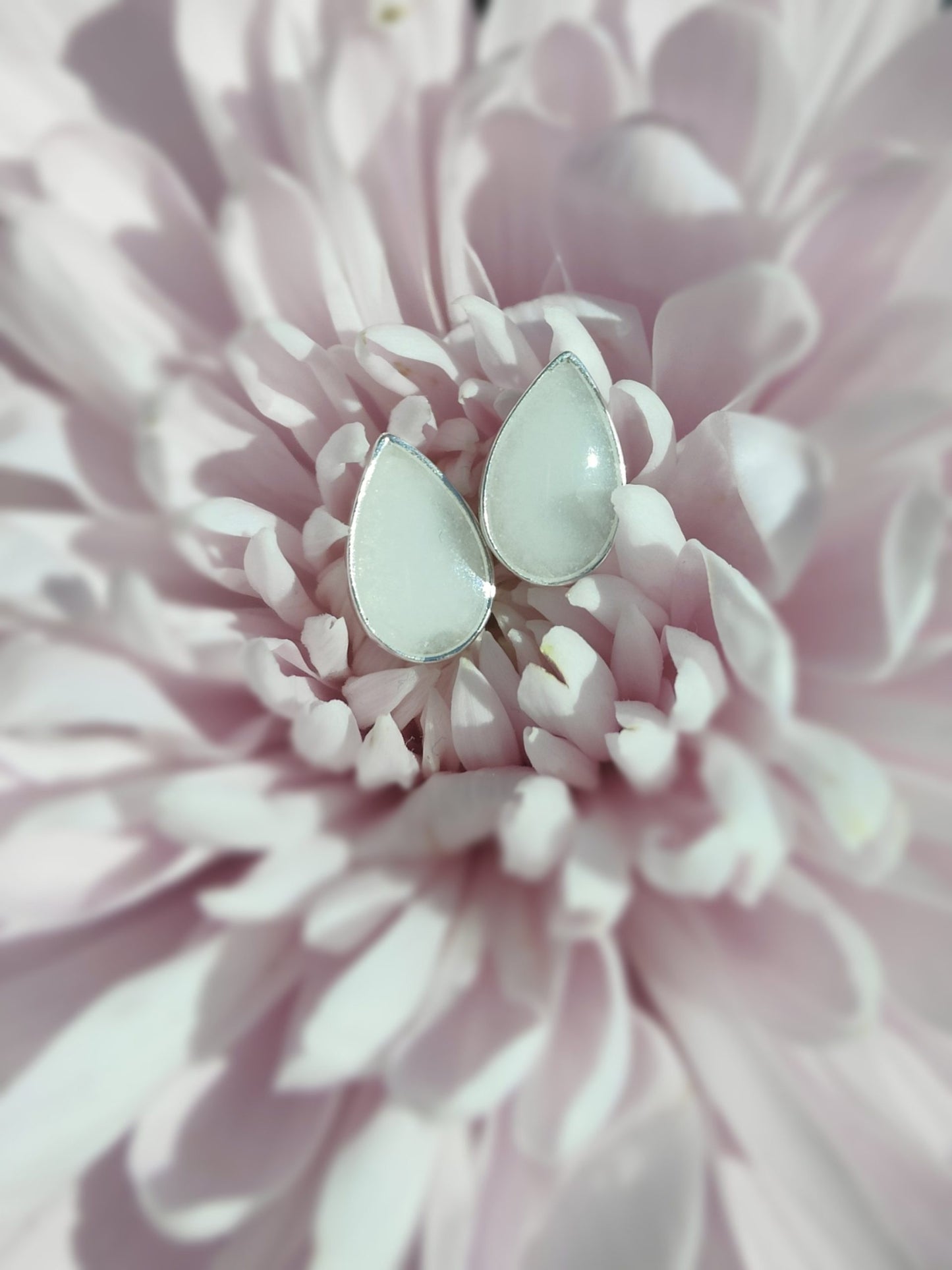 Teardrop Breastmilk Stud Earrings