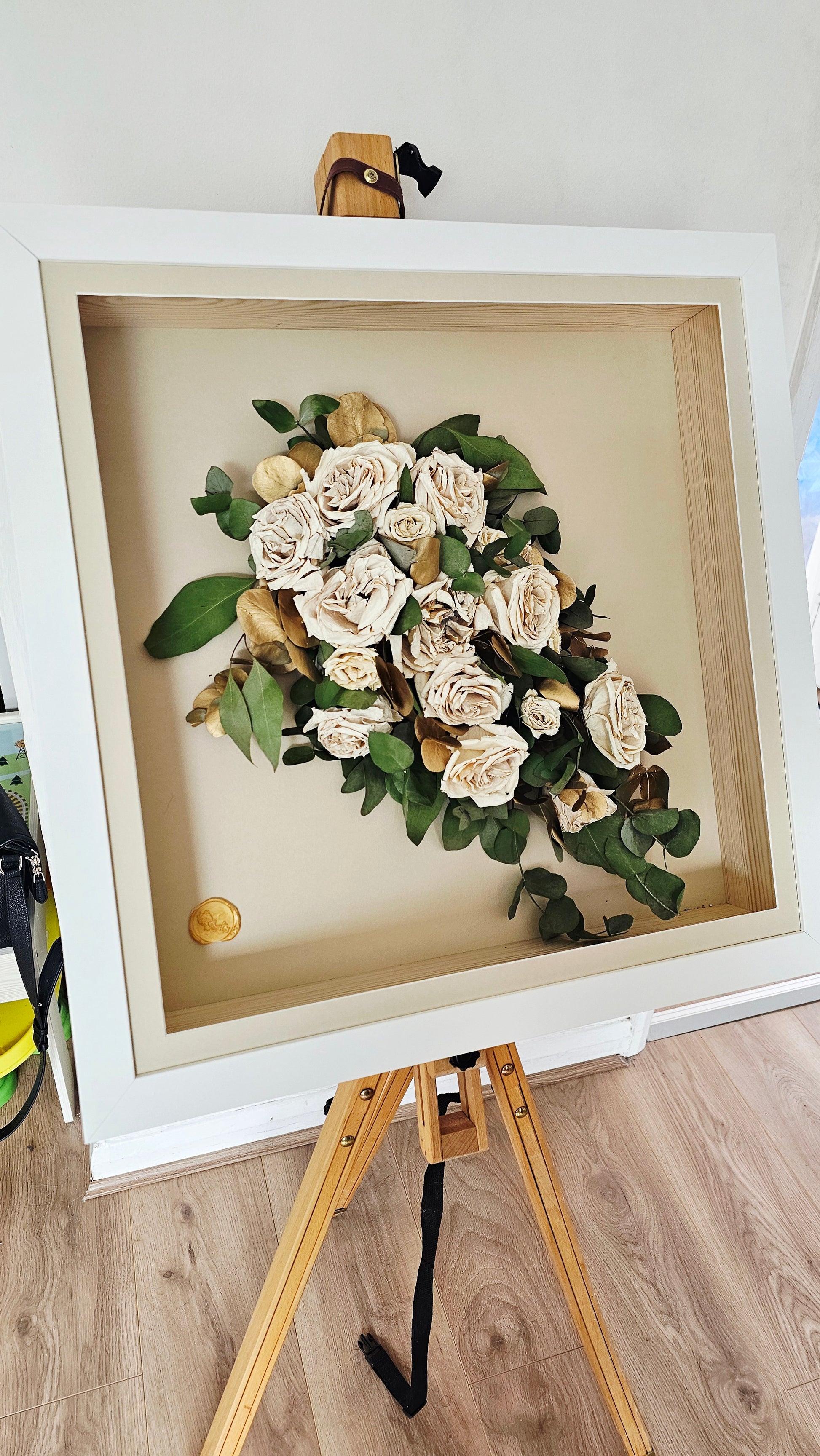 wedding bouquet keepsake framed display