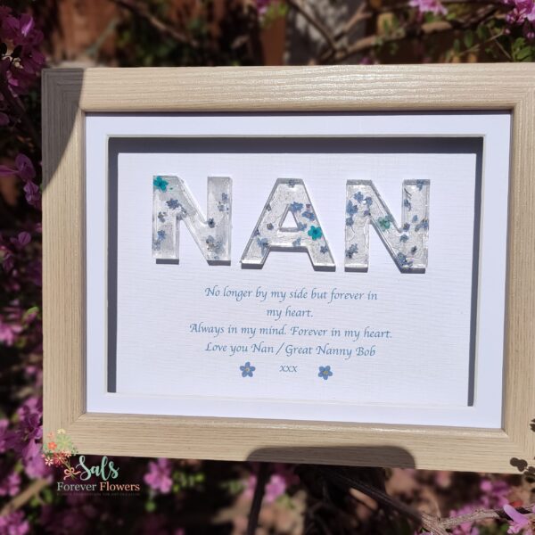 Real flower Nan frame